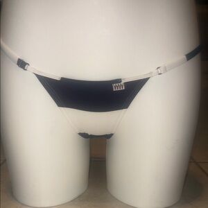 Classic Black and White Panties Intimates Sleepwear